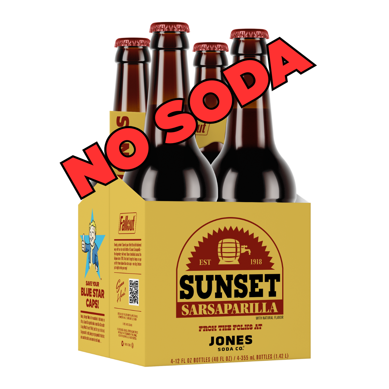 Jones Soda Sunset Sarsaparilla
