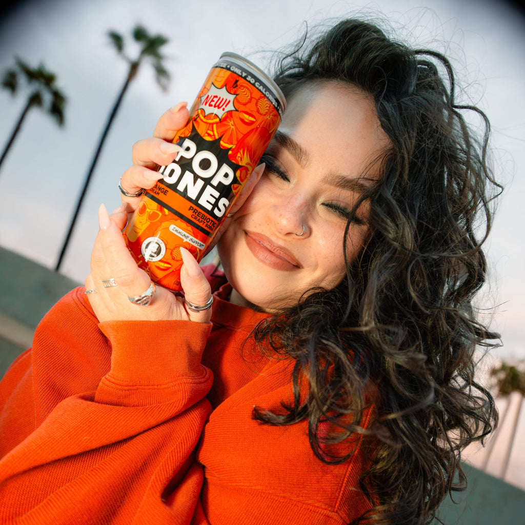POP Jones Orange & Cream Prebiotic Soda 12-pack
