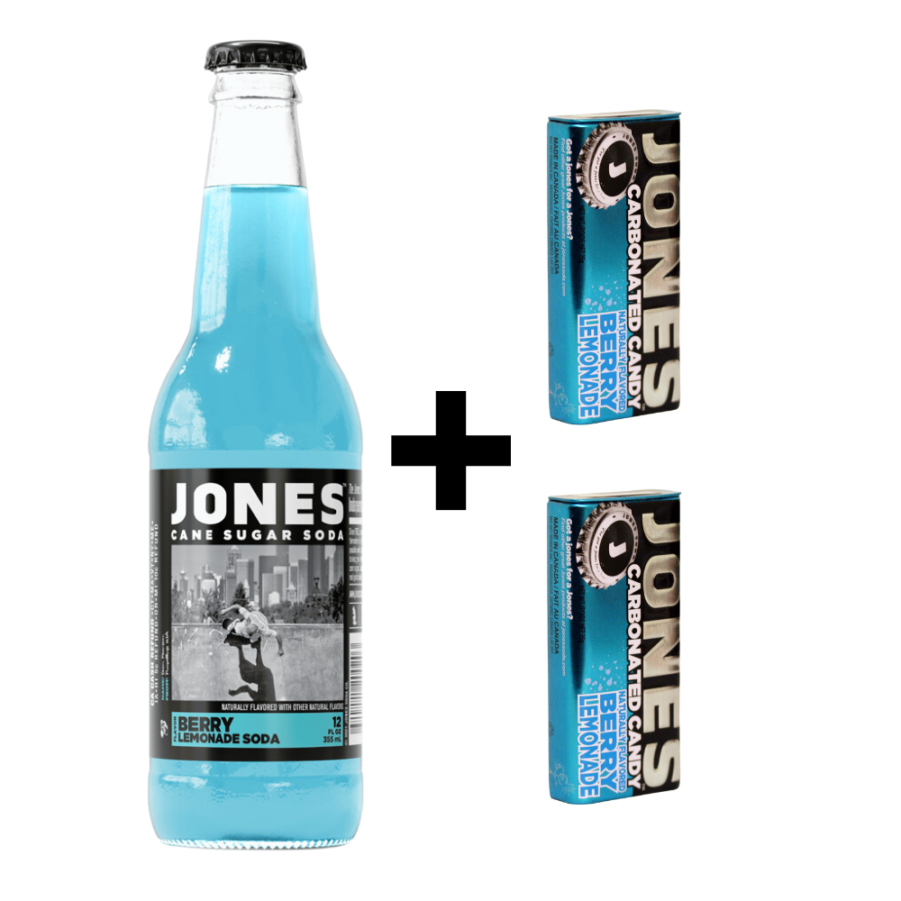 Jones Berry Lemonade Cane Sugar Soda