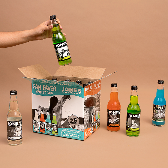 Jones Soda Fan Faves Variety