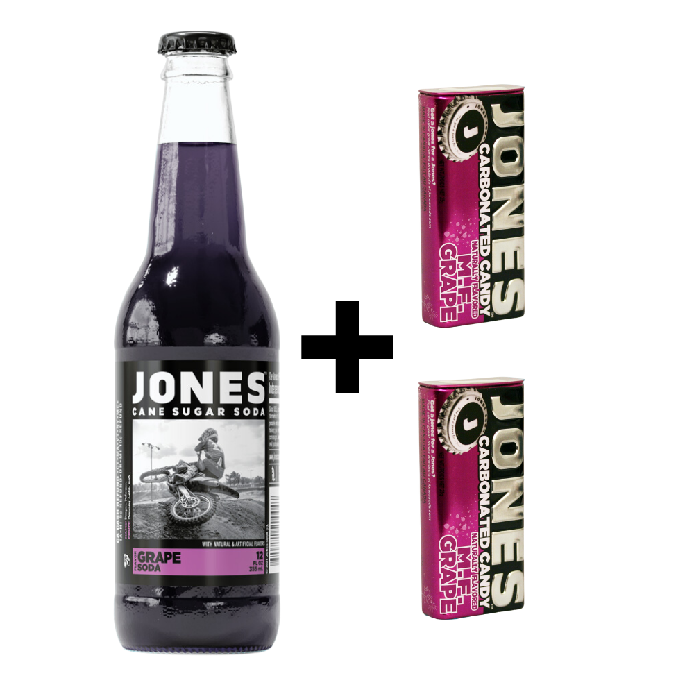 Jones Grape Cane Sugar Soda