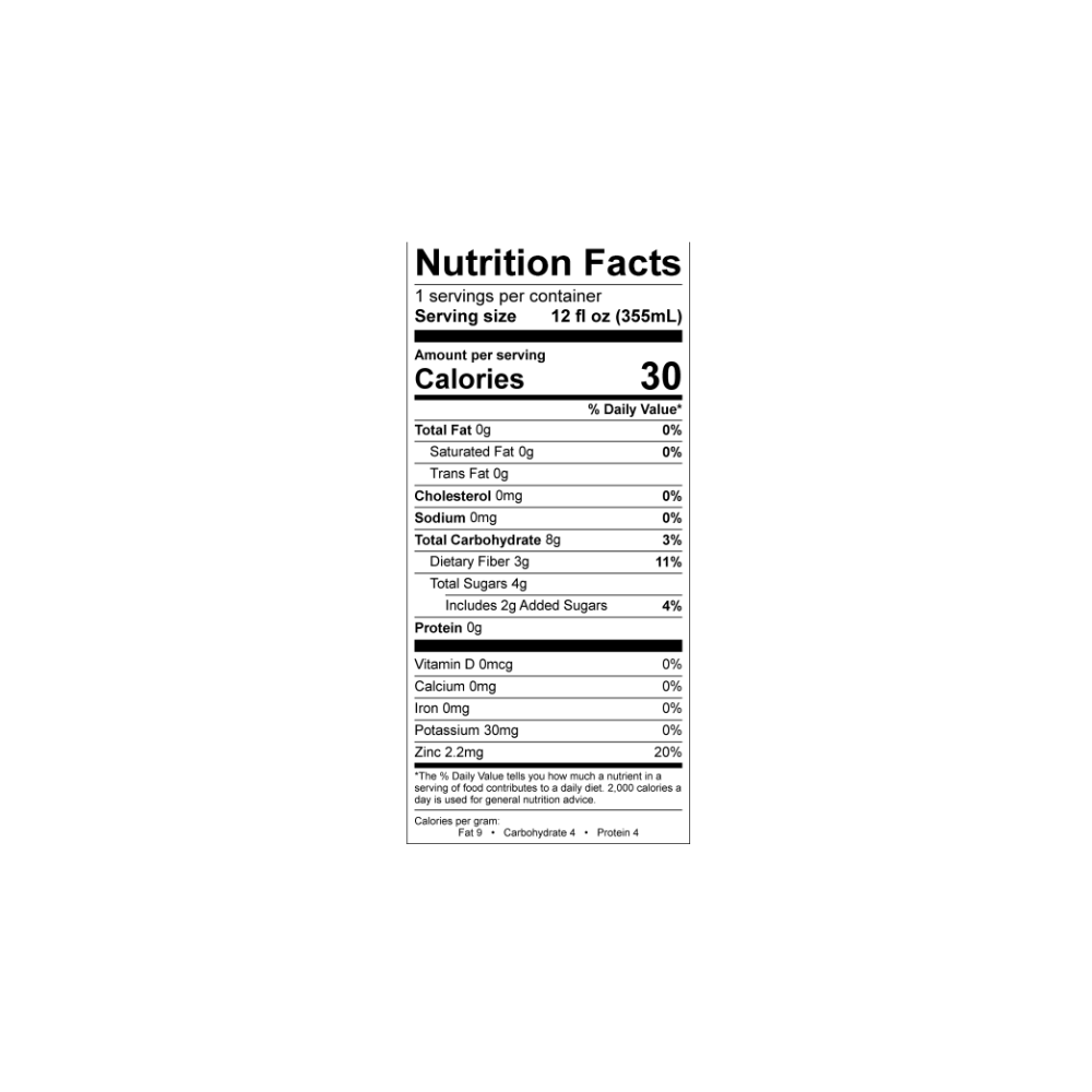 POP Jones Mixed Berry & Kiwi Prebiotic Soda 12-pack